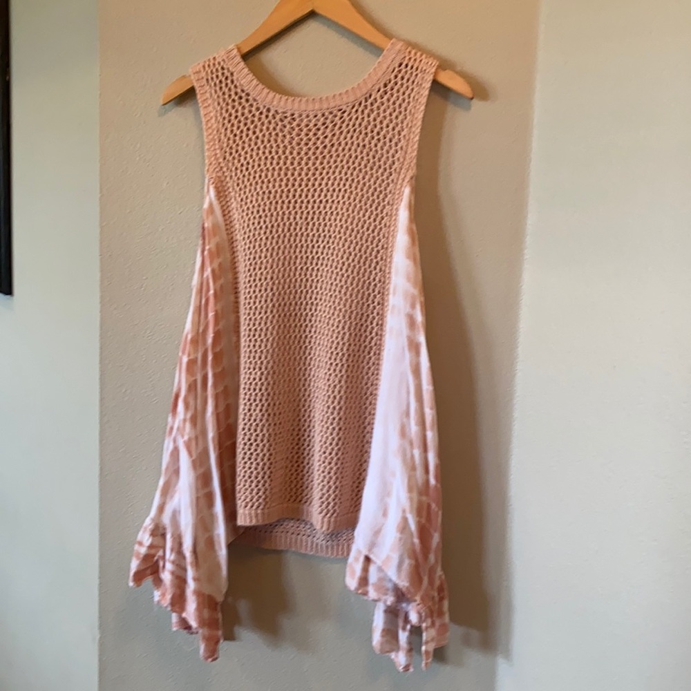 Blush Tie-dye tank